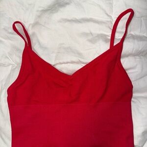 Zara Red Crop Top